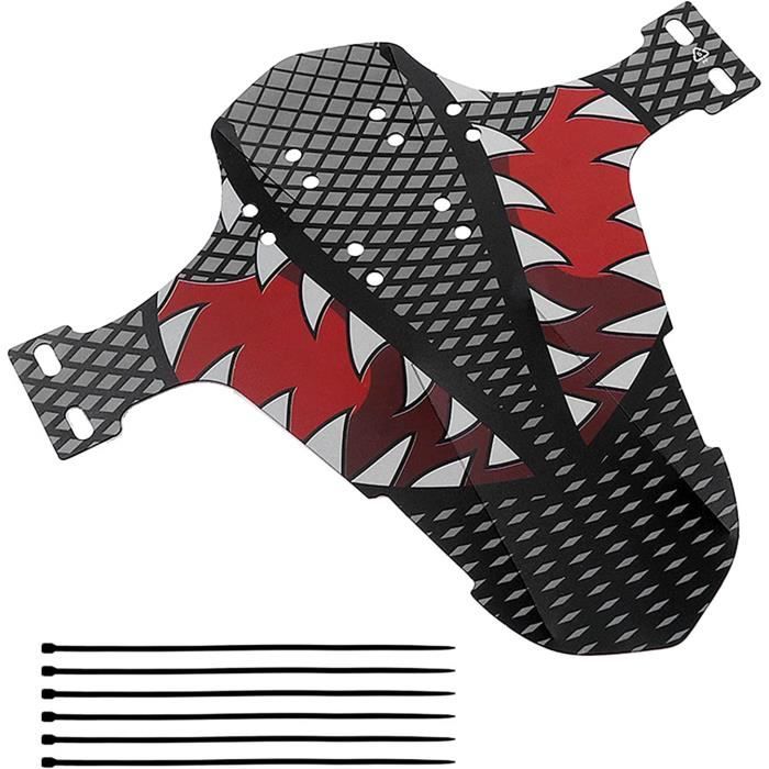 Garde-boue De Vélo Arrière Anti-éclaboussures - Noir PETG, Dimensions 9.5x7.5 Cm - Protection Portable