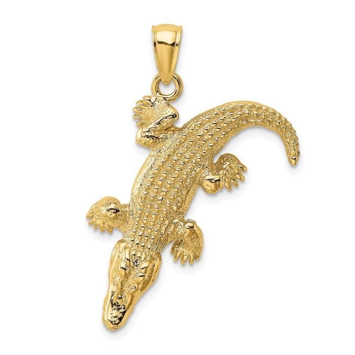 Nouveau 14k or 3-D phare Pendentif