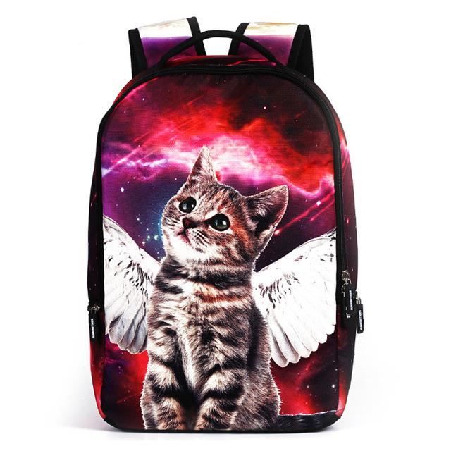 cartable fille chat