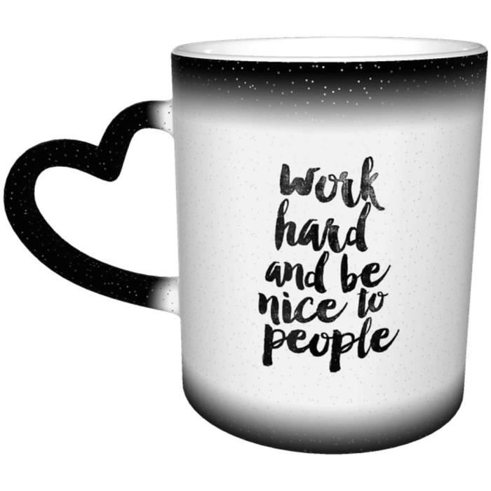 Mug Humoristique "Don't Be A Salty Bitch" - 11 Oz - Céramique Bord Noir - Debbie's Designs