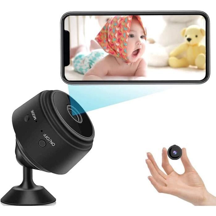 Caméra Espion Mini HD 1080P - Sans Fil, Détection De Mouvement, Avec Aimant Et Miroir, Pour Surveillance Intérieure/extérieure - 5
