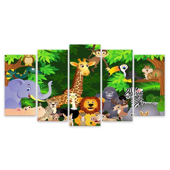 Tableau Jungle Enfant Cdiscount