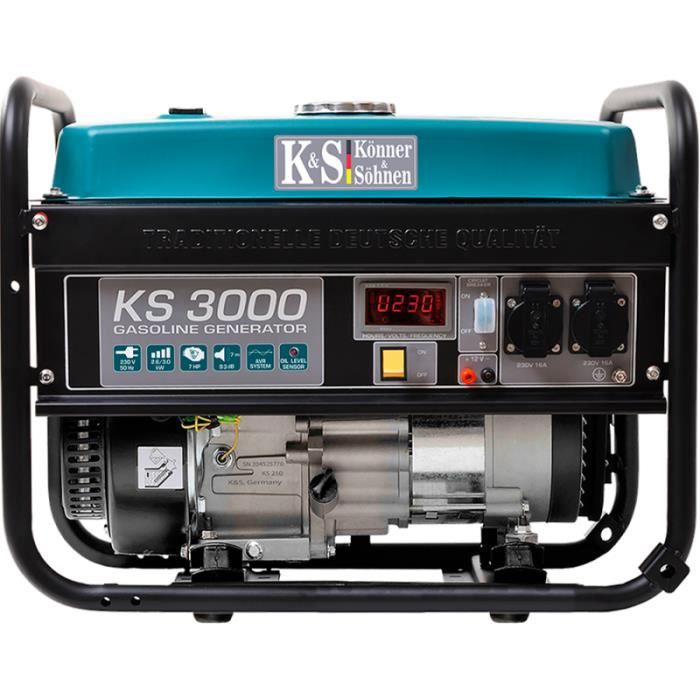 Générateur à essence/gaz Könner & Söhnen KS 3000 G - Cdiscount