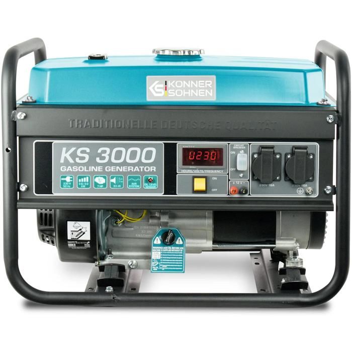 Konner & Sohnen Groupe électrogène essence 3000W KS 3000