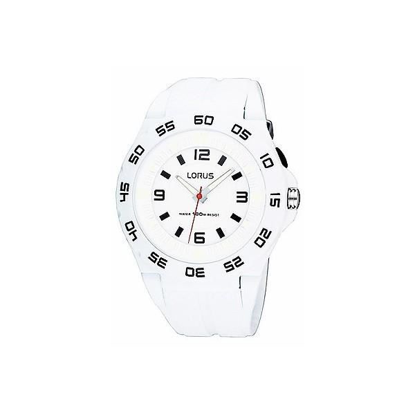 Montre Pulsar Box 46mm Quartz Analogique Résine blanche