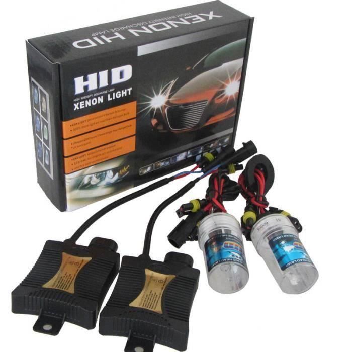 Kit Conversion HID 55W H7 8000K Ampoules Xénon Ballasts Accessoires