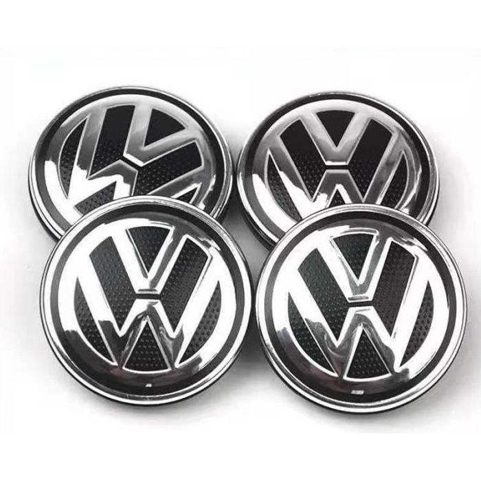 4x 66mm VW Logo Jante Cache Moyeu Centre De Roue Piqûres Emblème Pour Volkswagen#5G0 601 171