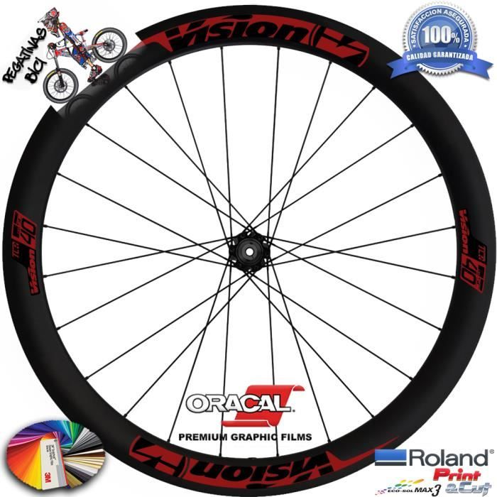 DECALS AUTOCOLLANTS PNEU DE VÉLO VISION TLR SC 40 WH86
