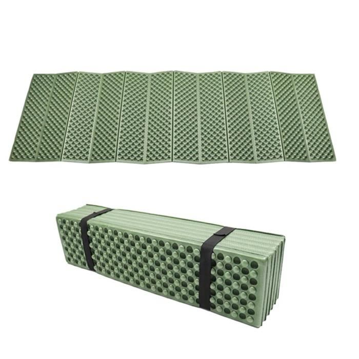 Lit De Camp Canadien RELOAD - Vert Pliant - Avec Matelas - Camping
