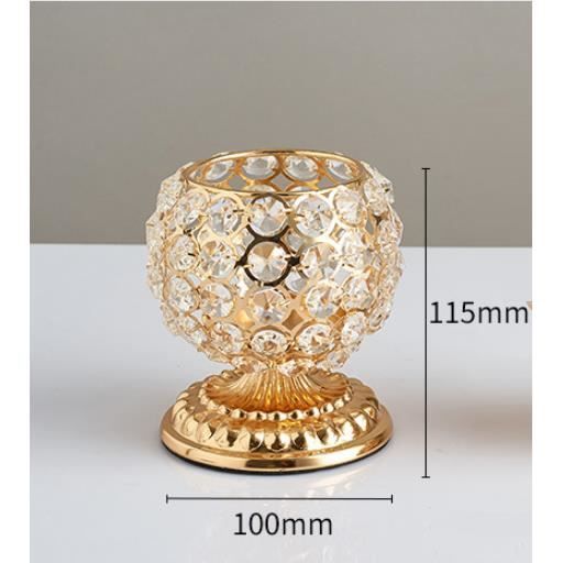 Bougeoirs En Cristal Pour Bougies Chauffe-plat, Décoration De Mariage Centres De Table Diametre Argente 10 Cm 88788458
