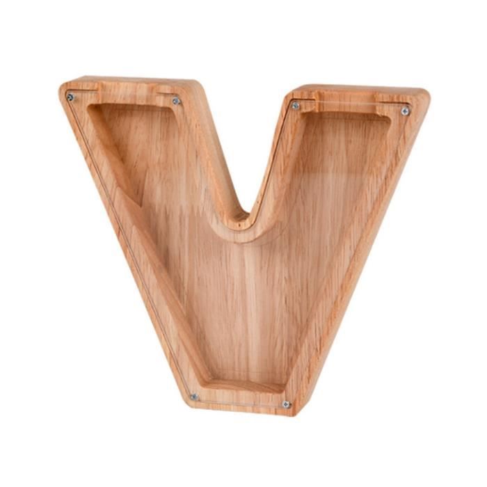 Mini Boîte à Monnaie En Bois Vintage économiseur De Billets En Bois