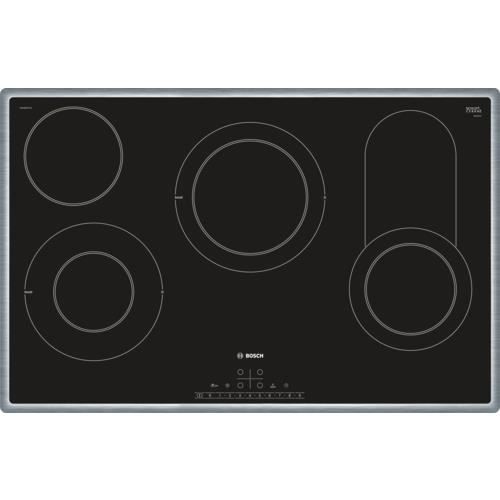 Bosch Serie PKC845FP1D Vitrocéramique inox 4 foyers