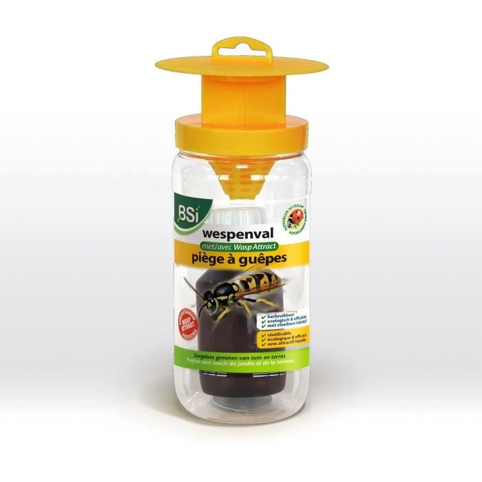 Piège à Guêpes Et Frelons Réutilisable (lot De 2) - Sans Produits Chimiques - Pour Jardin, Balcon, Camping - Efficace Contre Frelons Asiatiques - 9