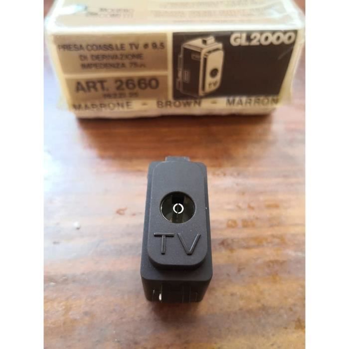 Presa Da Incasso 16A Legrand Molveno GL2000 - Colore Marrone, Modello 2645 - Nuova Originale