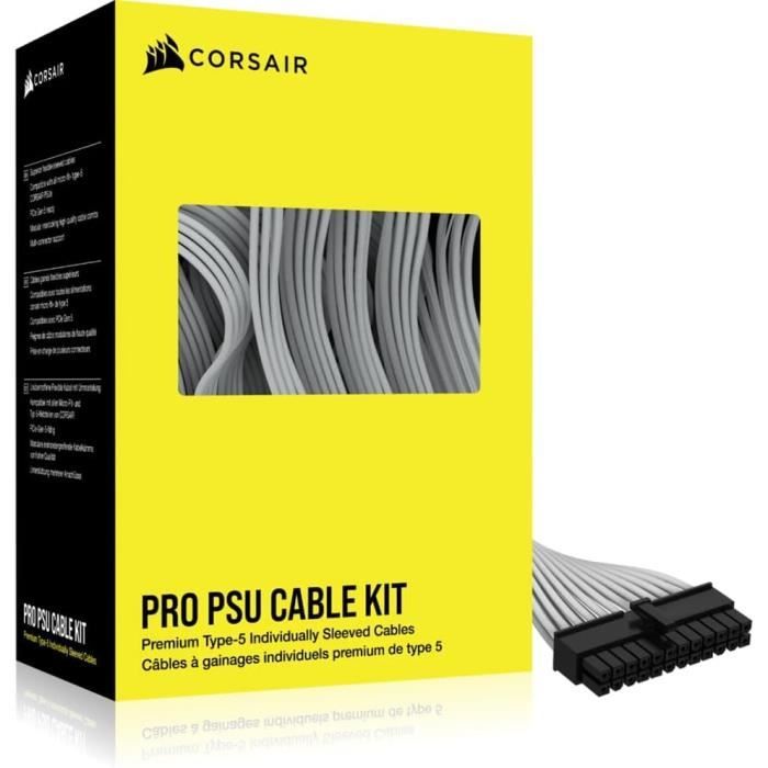 Câbles d'alimentation CORSAIR Kit Pro PCIe Gen 5 12VHPWR