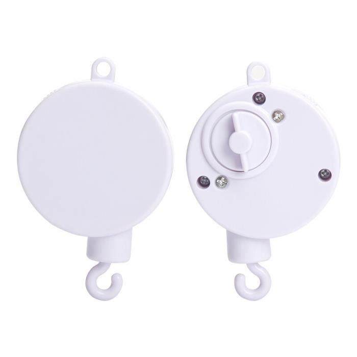 Musique Douce Nouveau-né Boîte à Musique Automatique Pour Lit Bébé - Mélodie Douce Sans Piles Boîte Ressort Bébé Blanc Musique Douce Nouveau-né Boîte à Musique Automatique Pour Lit Bébé - Mélodie Douce Sans Piles Boîte Ressort Bébé Blanc