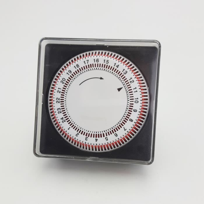 EDENEA - Horloge Piscine Encastrable pour Coffret Electrique - Programmateur Spécial Piscine - Montage encastré