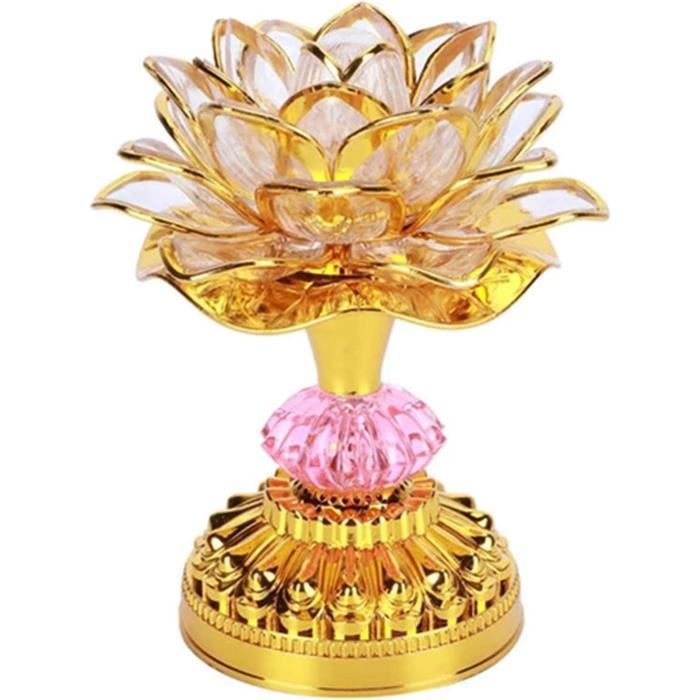 Application Lotus Flammes - Brodé à Thermocoller Patchs