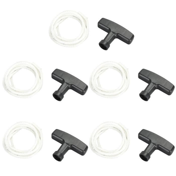 2 Poignées De Démarrage Pour Moteur à Essence – Avec Cordon, Pour Tondeuse, Générateur, Tronçonneuse