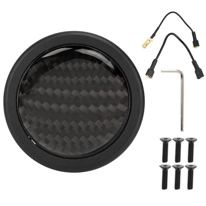 Kit Klaxon Moto CNC Bordure Noire Pour Harley FLT Touring Big - 110dB Puissant
