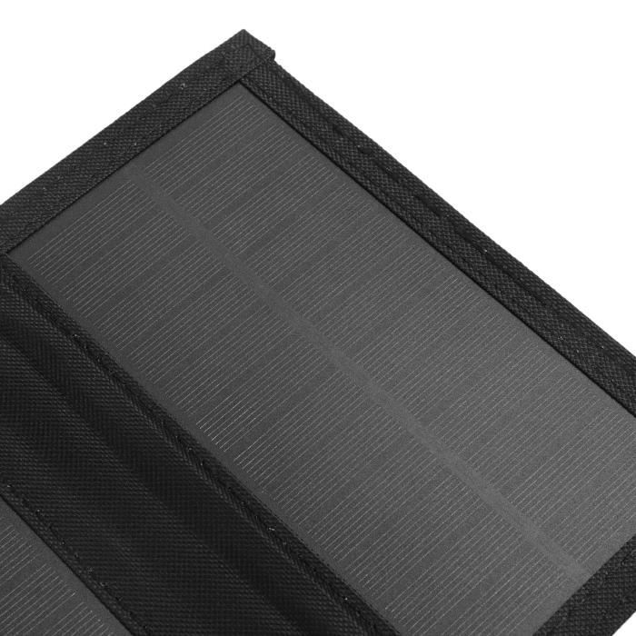 Panneau solaire USB pliable étanche 20W - Test et Avis