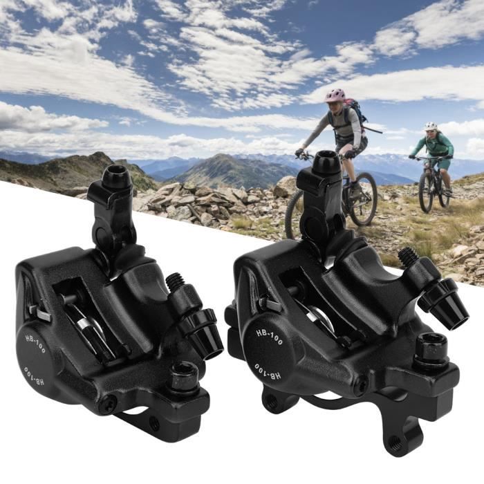 Disque de frein Vélo Avant / Arrière Noir 180mm Bucklos