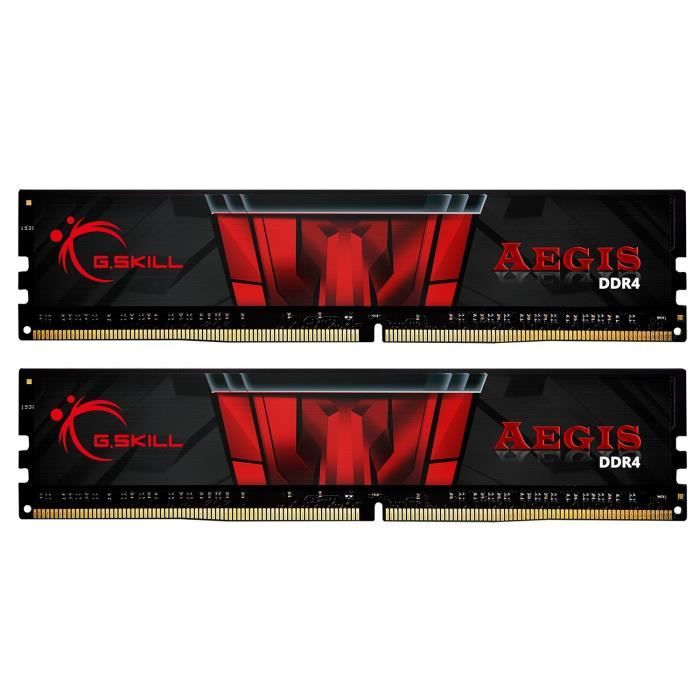 GSKILL - Mémoire PC Portable - DDR4 - 32 Go (2X16 Go) - 2400Mhz (F4-2400C17D-32GIS)