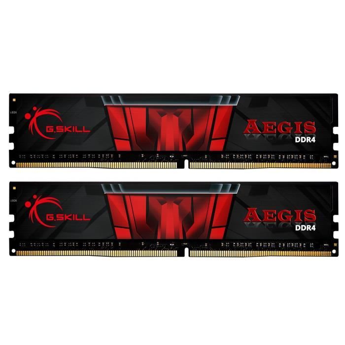 GSKILL - Mémoire PC Portable - DDR4 - 32 Go (2X16 Go) - 2400Mhz (F4-2400C17D-32GIS)