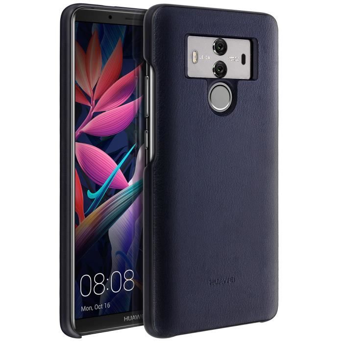 Coque HUAWEI 10 Pro Cuir Support Voiture Magnétique Finitions Soignées