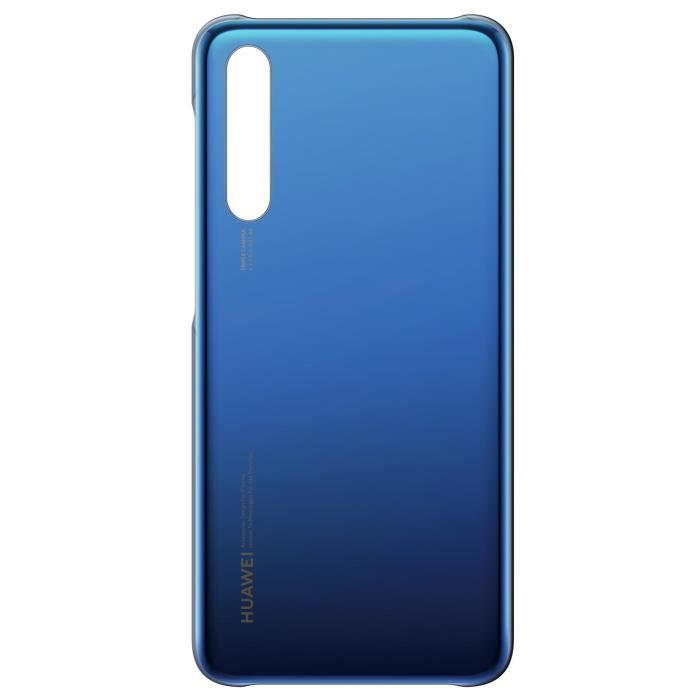 Coque Huawei P20 Pro Coque Rigide Finition Glossy D'origine Constructeur Bleu