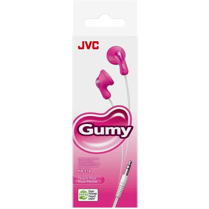 JVC HA-F14 Gumy phones - Écouteurs - embout auriculaire - filaire - jack 3,5mm