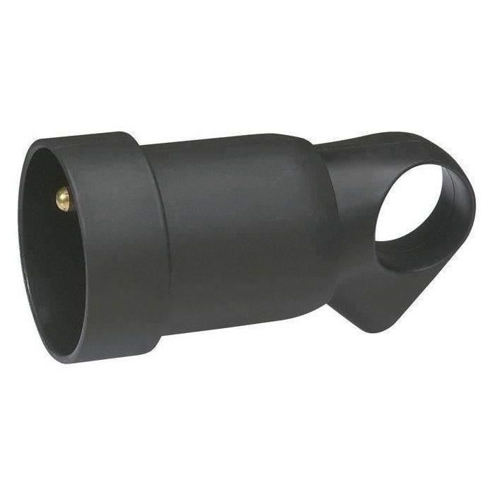 LEGRAND Fiche femelle Annela - 2 phases + terre - noir