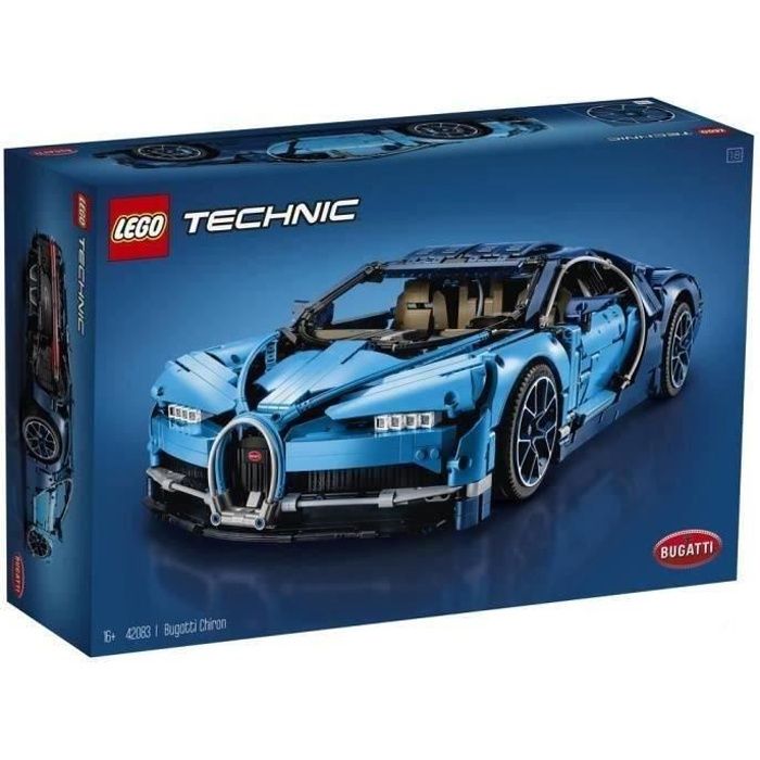 LEGO® Technic 42083 Bugatti Chiron, Modèle à collectionner exclusif de  super voiture de sport, Maquette à Construire pour Adultes - Cdiscount Jeux  - Jouets