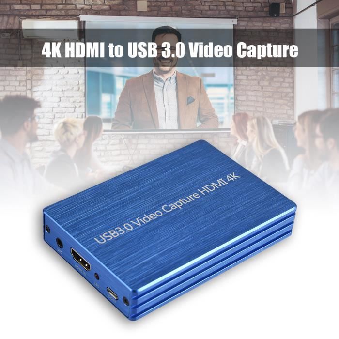 Carte De Capture Vidéo YCBUENO 4K USB3.0 Type C - Streaming 1080P60Hz Pour Jeux Et Enseignement