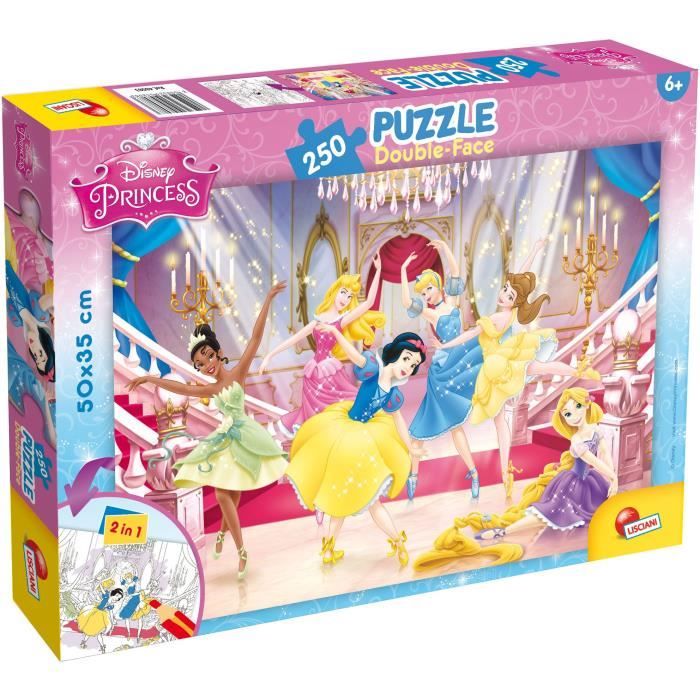 LISCIANI GIOCHI Puzzle double face Plus 250 Princess - Cdiscount Jeux ...