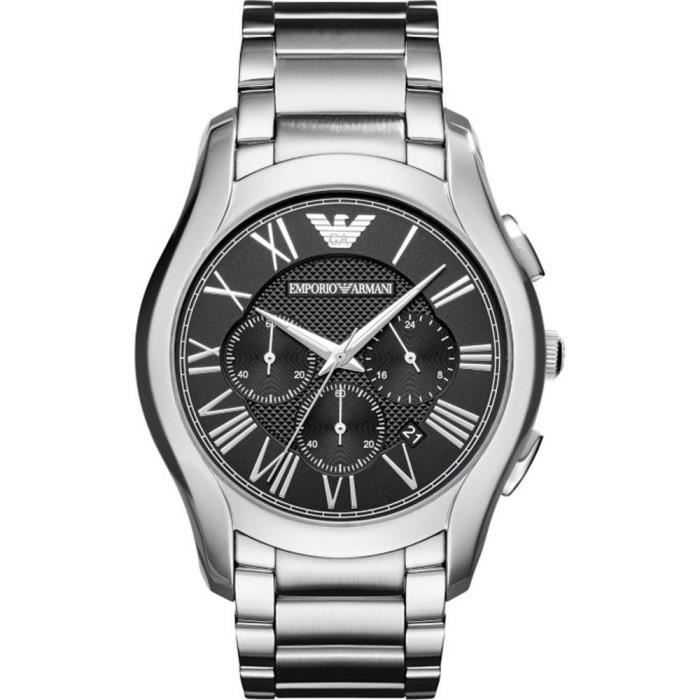 Montre femme Maille Argent | Cadran Noir | BigDarka