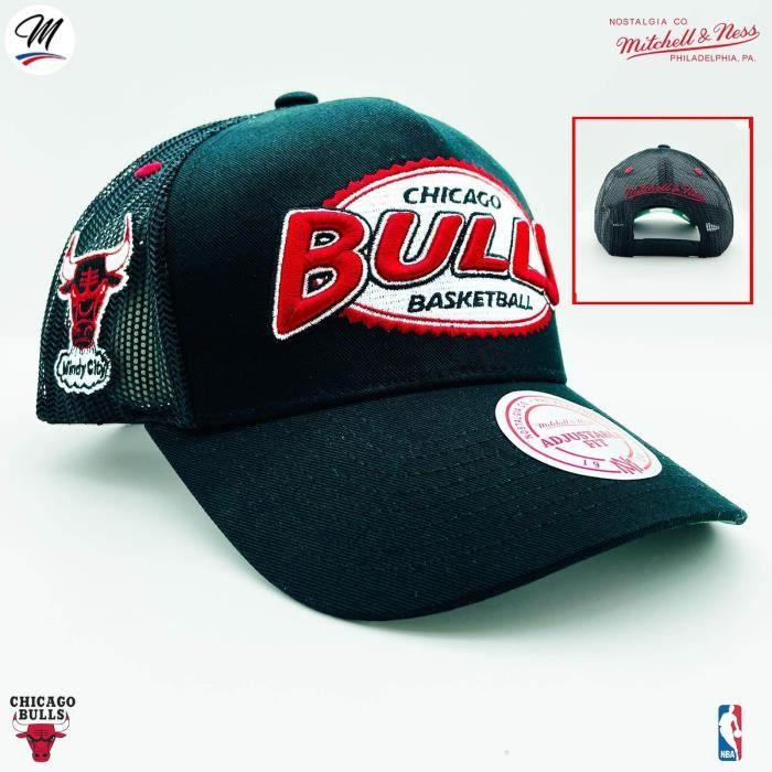 Casquette Trucker NBA Chicago Bulls HWC 'Team Seal' - HHSS5765-CBUYYPPPBLCK