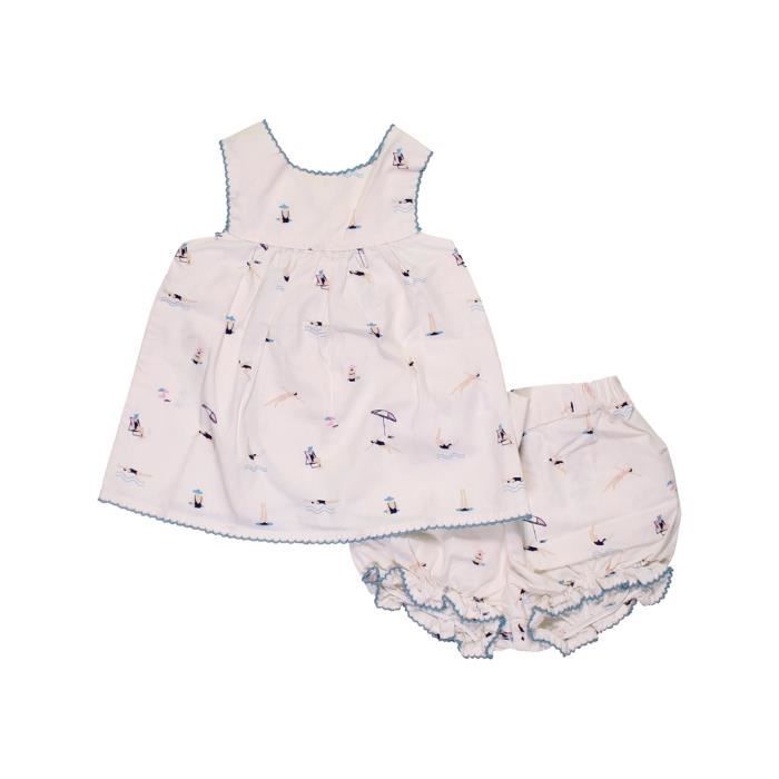Ensemble Bebe Fille La Redoute Creation 9 Mois Blanc Ete Vetement Bebe Blanc Blanc Cdiscount Pret A Porter