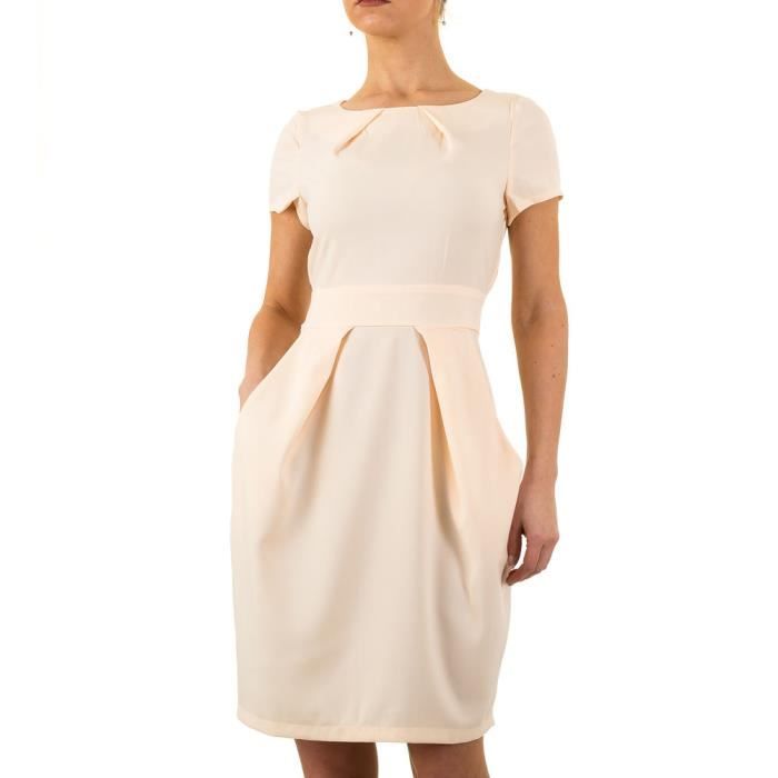 robe de soiree creme
