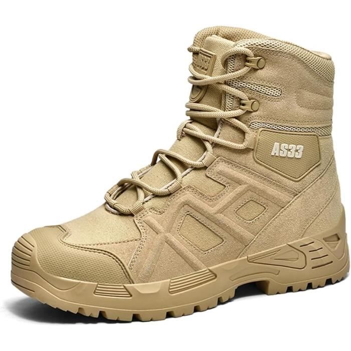 Bottes Rangers Militaires MFH - Homme - Couleur Coyote Tan - Pour Randonnée, Trekking - Neuf Avec Emballage
