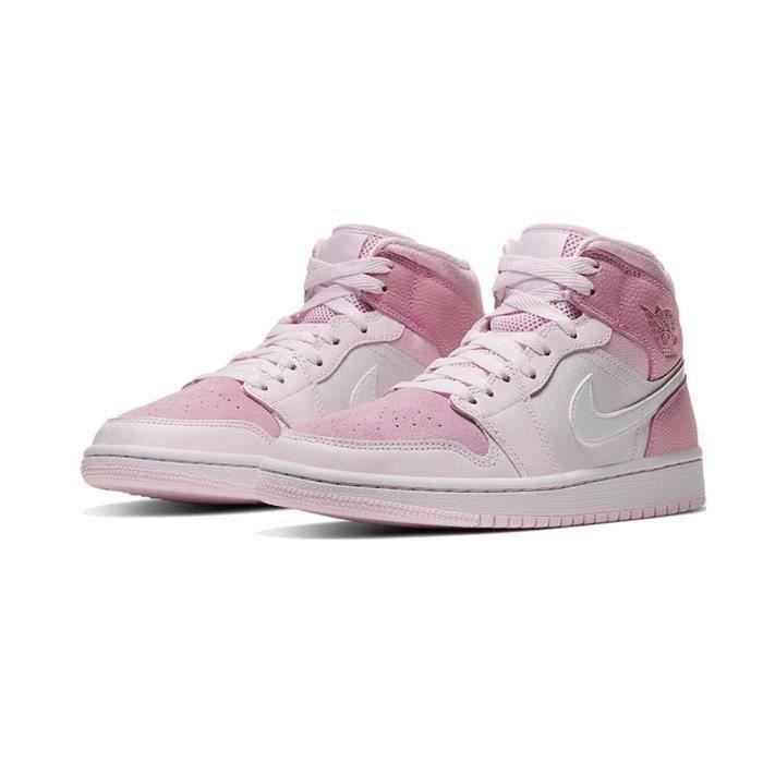 كتاب قصة الحضارة Basket Nike Air Jordan 1 Mid Chaussure pour Homme et Femme Rose ... كتاب قصة الحضارة