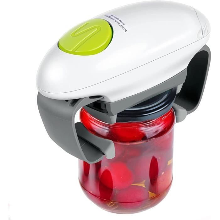 Ouvre-bocal Chef'n Ajar Pro - Multifonction (bocaux, Bouteilles, Canettes) - Plastique Blanc, Lavable Au Lave-vaisselle - 14
