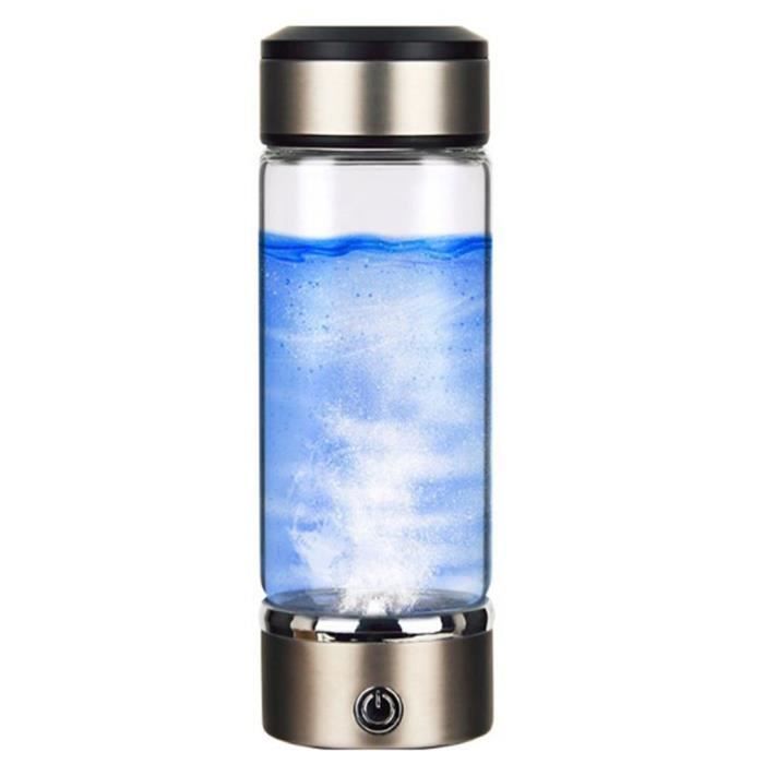 Qiilu Machine à hydrogène Générateur de bouteille d'eau d'hydrogène USB