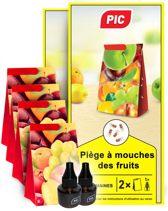 Piège bouteille mouches des fruits