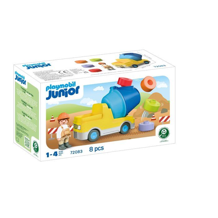 PLAYMOBIL Junior 72083 Bétonneuse