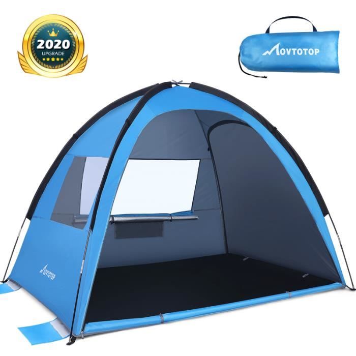 Movtotop Portable Anti Uv Leger Grande Tente De Plage Pliante Abri Solaire Pour Randonnee Maison De Jeux Exterieure Maisonnette Cdiscount Jeux Jouets