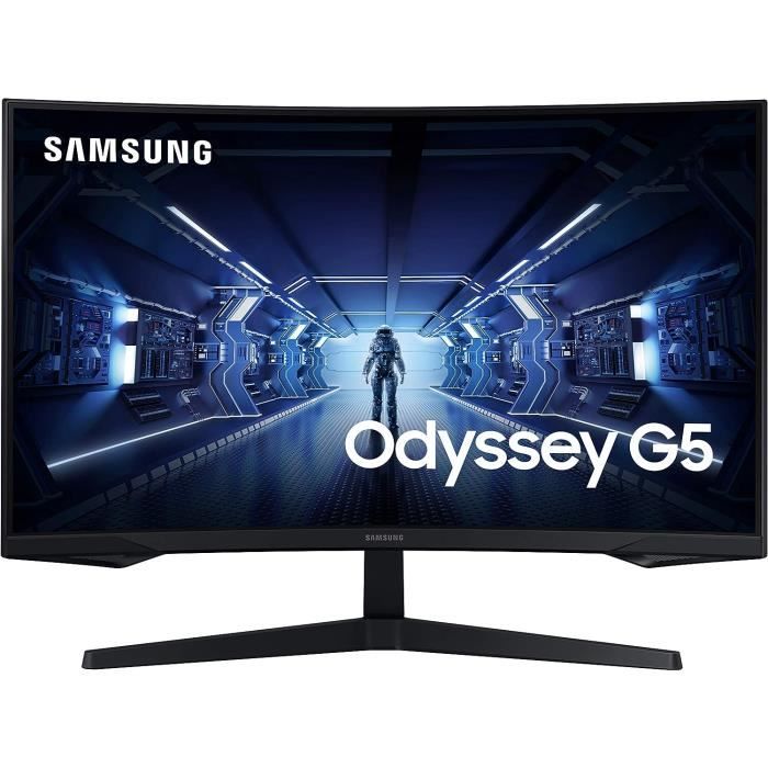 Samsung Odyssey G5 - G55T 32'' 144Hz, C32G55TQ, Ecran PC Gaming Incurvé 1000R, Dalle VA 32\