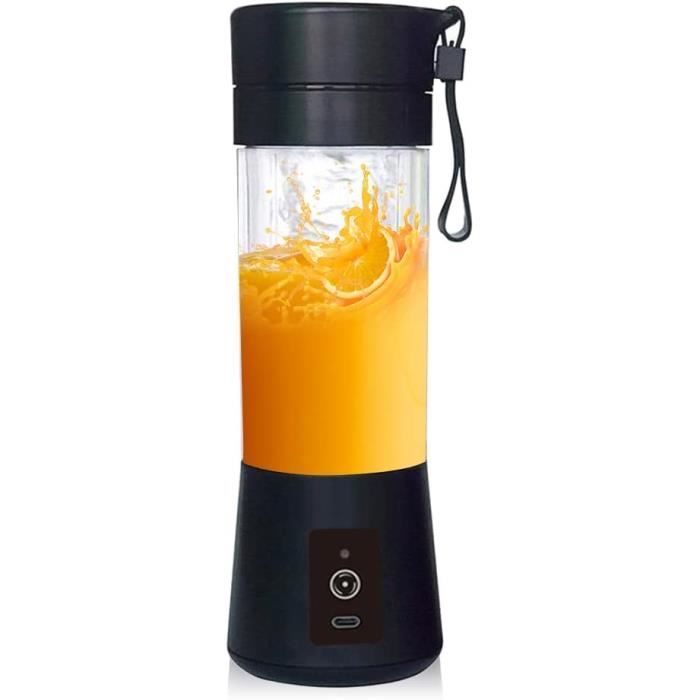 Mixeur Portable USB - 380ml Pour Smoothies Et Shakes | Bouteille Verre, Rechargeable