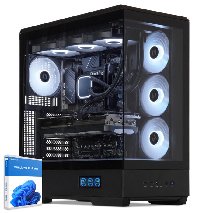 Sedatech PC Gamer Advanced Watercooling Vision • AMD Ryzen 9 • RTX5070 • DDR5 • SSD .2 • Windows 11 - vue 1