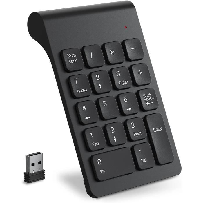 Mini Ordinateur Portable Clavier Numérique Sans Fil Cimetech - Bluetooth 5.0 - 22 Touches Portable Pour PC/Bureau Pavé Calcul Ordinateur Mini Ordinateur Portable Clavier Numérique Sans Fil Cimetech - Bluetooth 5.0 - 22 Touches Portable Pour PC/Bureau Pavé Calcul Ordinateur